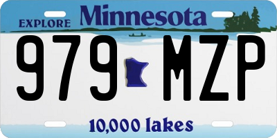 MN license plate 979MZP