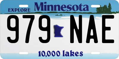 MN license plate 979NAE