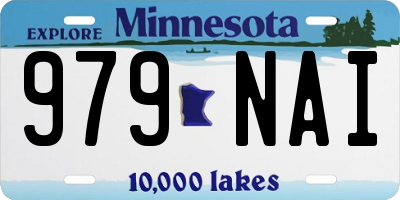MN license plate 979NAI