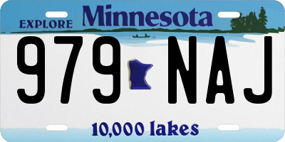 MN license plate 979NAJ