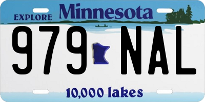 MN license plate 979NAL
