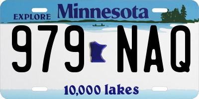 MN license plate 979NAQ
