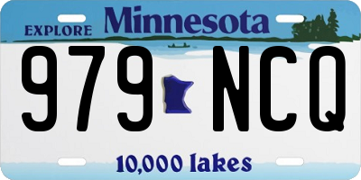 MN license plate 979NCQ