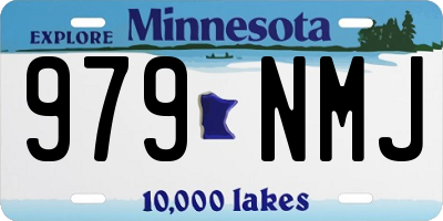MN license plate 979NMJ