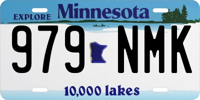 MN license plate 979NMK