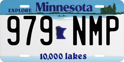 MN license plate 979NMP