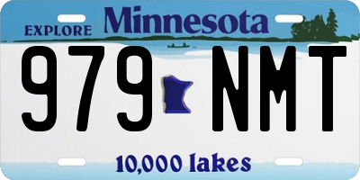 MN license plate 979NMT