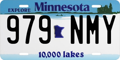MN license plate 979NMY