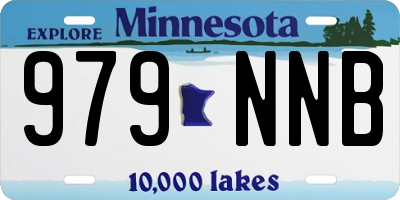 MN license plate 979NNB
