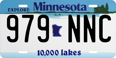 MN license plate 979NNC