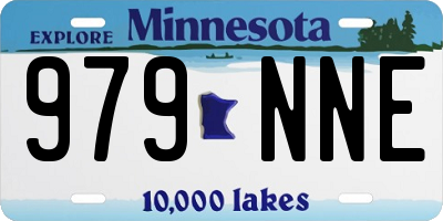 MN license plate 979NNE