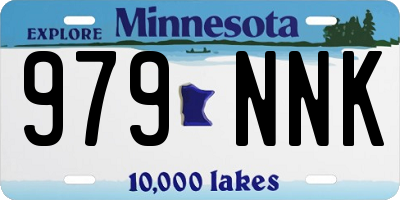 MN license plate 979NNK