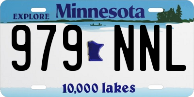 MN license plate 979NNL