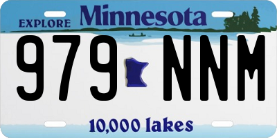 MN license plate 979NNM