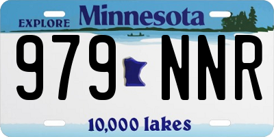 MN license plate 979NNR
