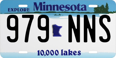 MN license plate 979NNS