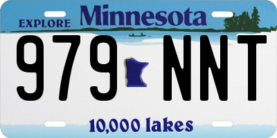 MN license plate 979NNT