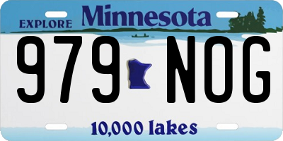 MN license plate 979NOG