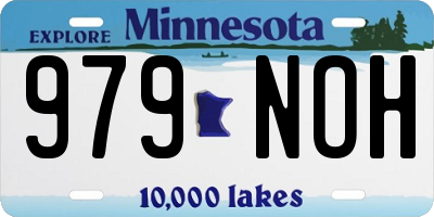 MN license plate 979NOH