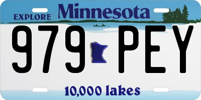 MN license plate 979PEY