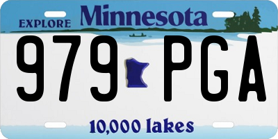 MN license plate 979PGA