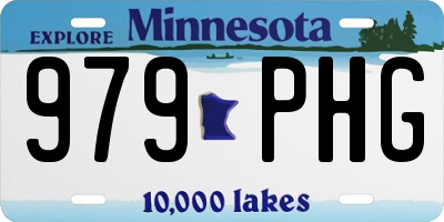 MN license plate 979PHG