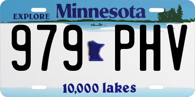 MN license plate 979PHV