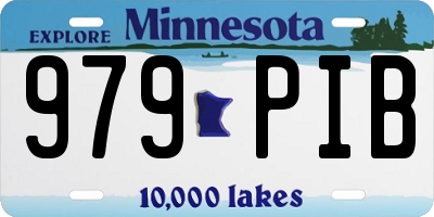 MN license plate 979PIB