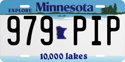 MN license plate 979PIP