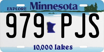 MN license plate 979PJS