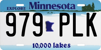 MN license plate 979PLK