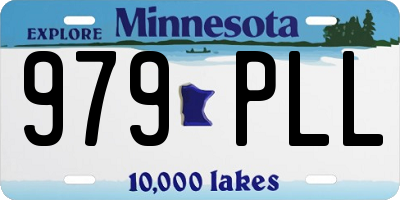 MN license plate 979PLL