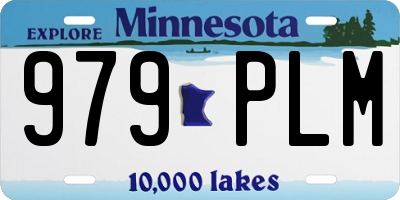 MN license plate 979PLM