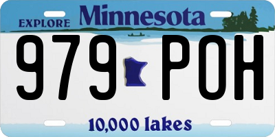 MN license plate 979POH