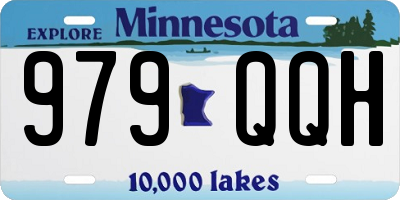 MN license plate 979QQH