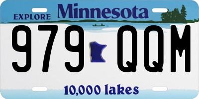 MN license plate 979QQM