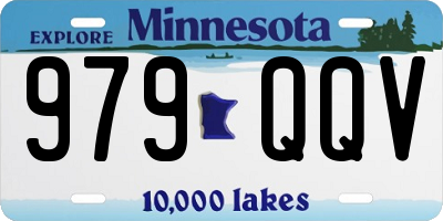 MN license plate 979QQV