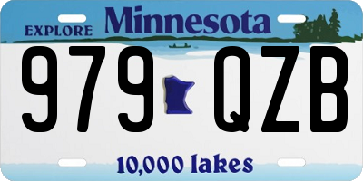 MN license plate 979QZB