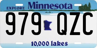 MN license plate 979QZC