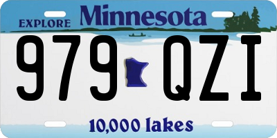 MN license plate 979QZI