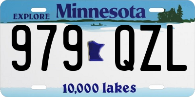 MN license plate 979QZL