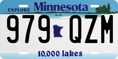 MN license plate 979QZM