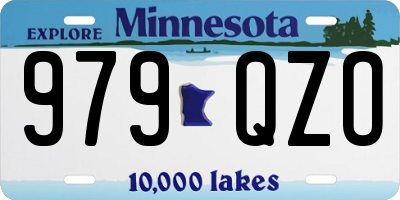 MN license plate 979QZO
