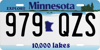 MN license plate 979QZS