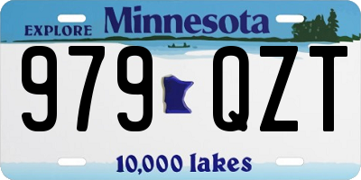 MN license plate 979QZT