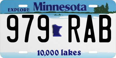 MN license plate 979RAB