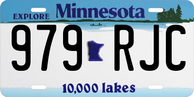 MN license plate 979RJC