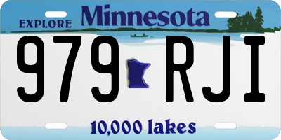MN license plate 979RJI