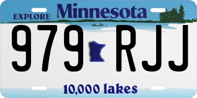 MN license plate 979RJJ