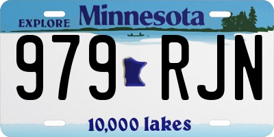 MN license plate 979RJN